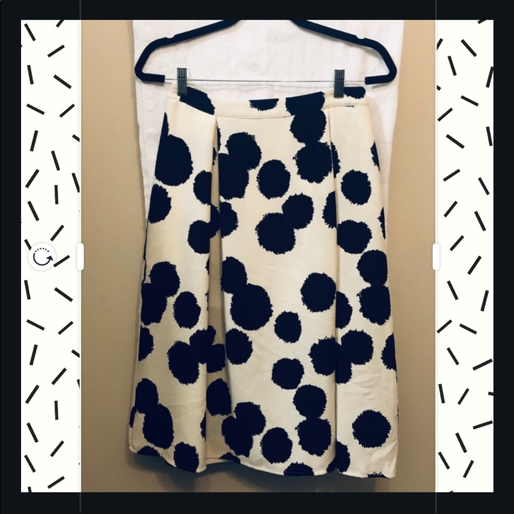 Polka dot maxi skirt